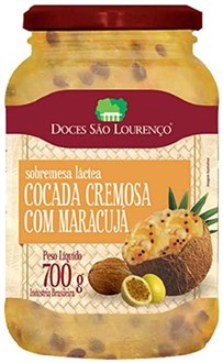 Sao Lourenço Coconut with Passion Fruit Dessert 6 x 700g